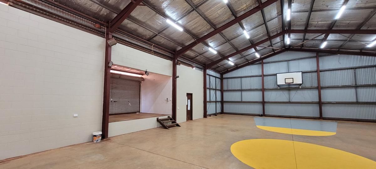 Bulman Sport and Recreation Hall, internal