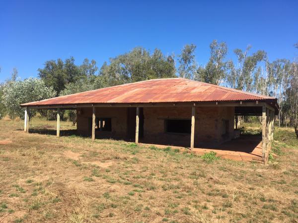 Old hut in community