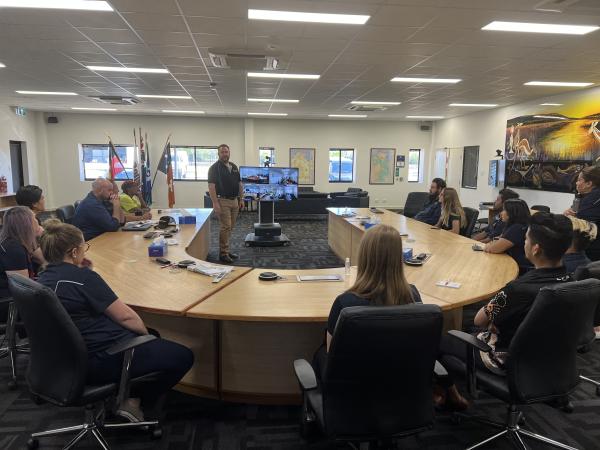 Staff meeting in Katherine