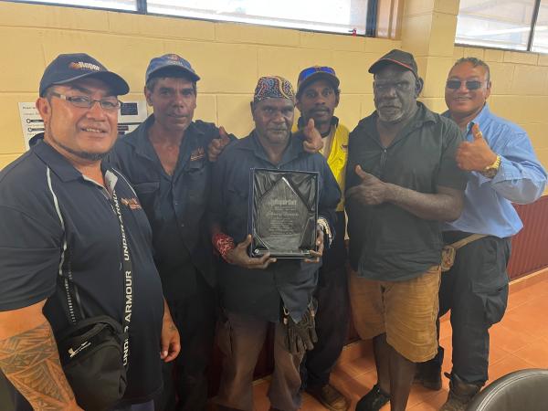 Johnny Daniels and Municipal Staff 