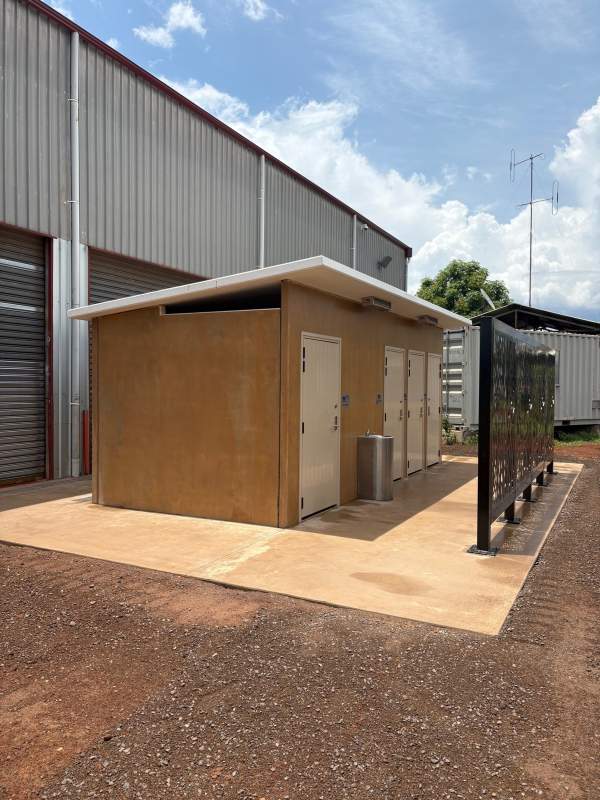 Ngukurr Sport and Recreation Centre Toilet Block Complete 2