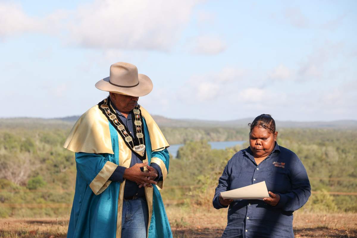 Mayor Tony Jack and Councillor Olga Daniels